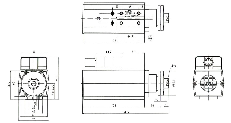 HQD шпиндель