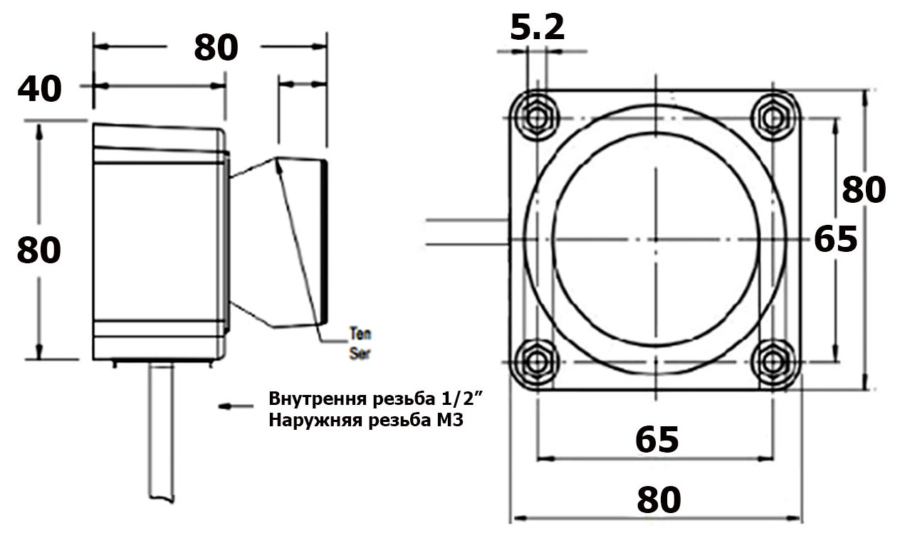 размеры QT50ULBQ6 