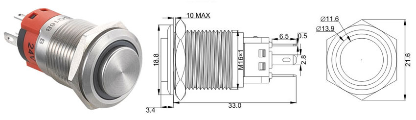 GQ16BH-11E кольцевая подсветка