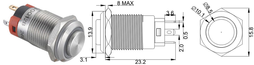 кнопки yijia GQ12BH-10E