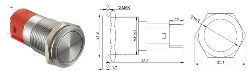 YJ_GQ19af-10 кнопка