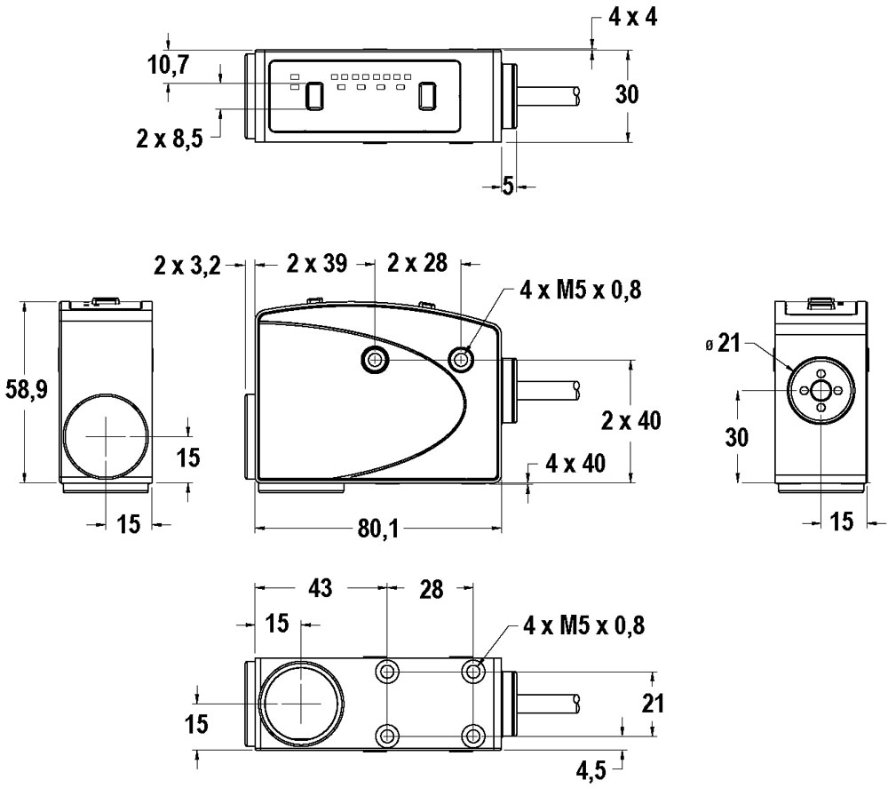 размеры r58e