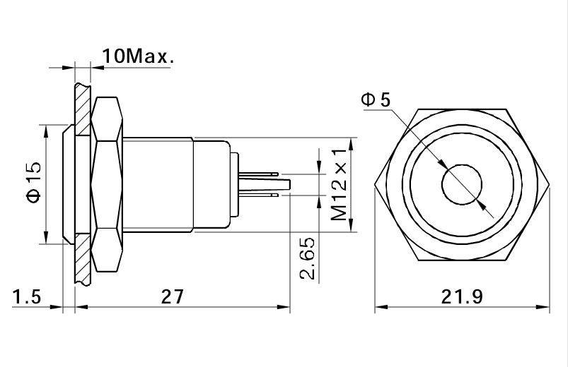 GQ12F-D индикатор