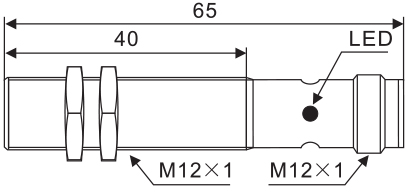 Цилиндрические индуктивные датчики Rock LM12M02 (M12)