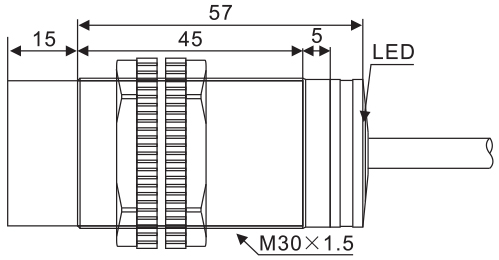 Цилиндрические индуктивные датчики Rock LM12/LM18/LM30