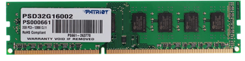 Память оперативная DDR3 Patriot 