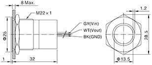 кнопки TS22c1