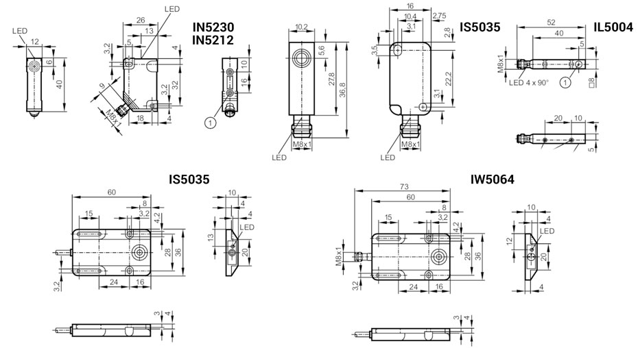 il5004, in5212, in5230, iw5051, iw5064 датчики