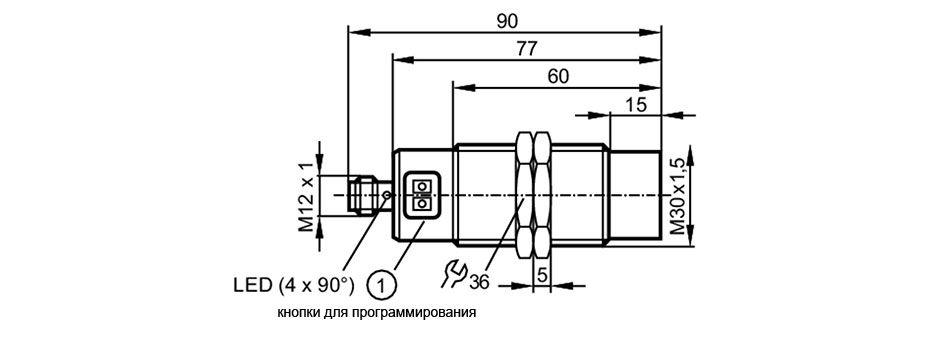 размеры двтчика KI5087