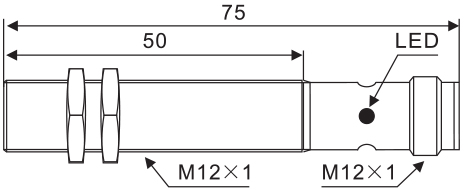 Цилиндрические индуктивные датчики Rock LM12M02 (M12)